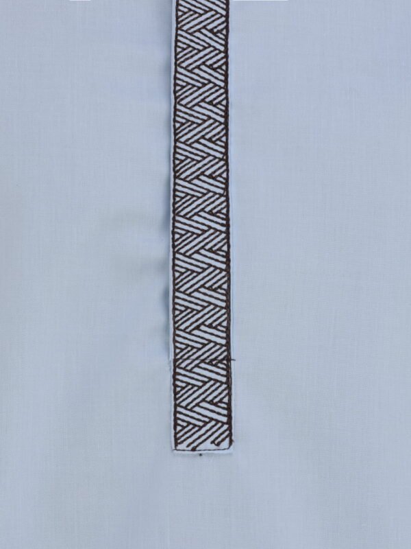 Alternative view of Men's Sky Embroidery Panjabi