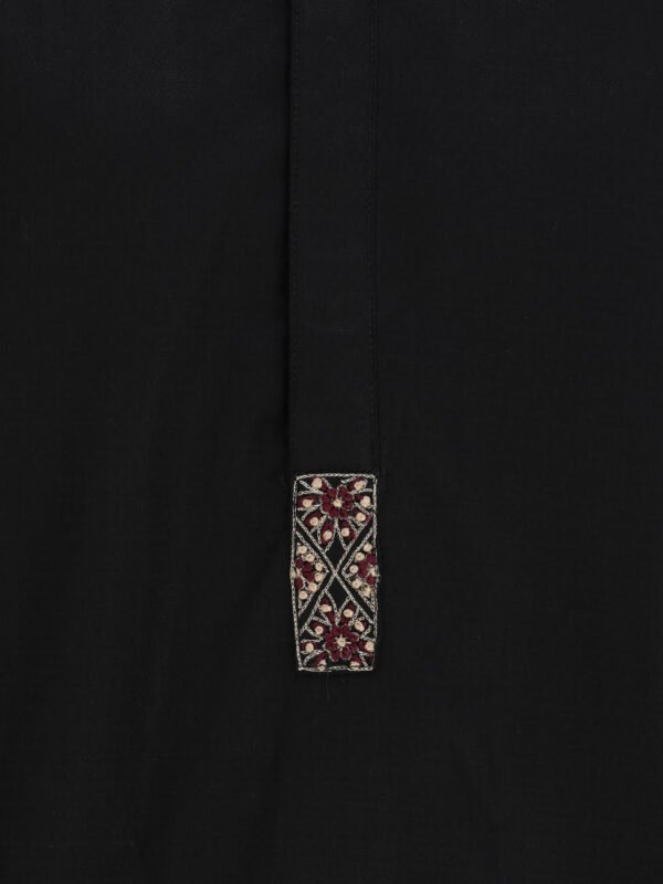 Alternative view of Men's Black Panjabi