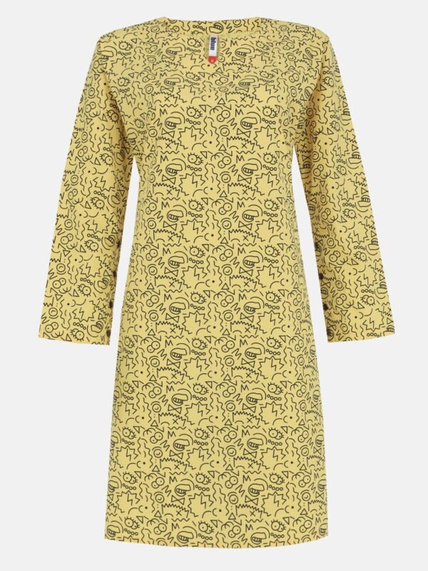 Ladies Tops Yellow Print