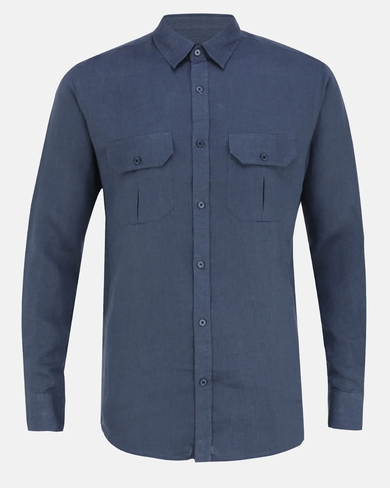 Men's Smart Shirt Royal Blue - Image 4