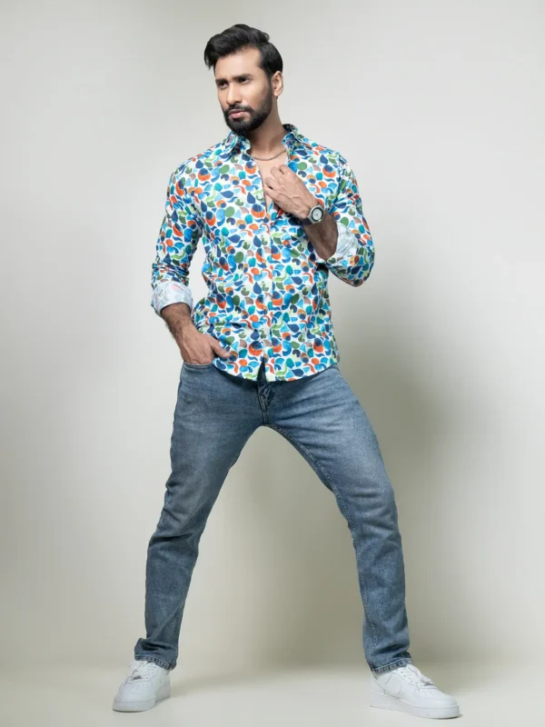 Multi Printed Casual Shirt