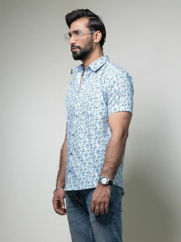 Alternative view of Multi Floral Half Shirt