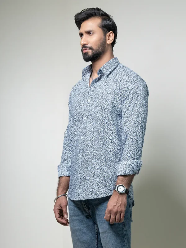 Alternative view of Multi Leaf Print Casual Shirt