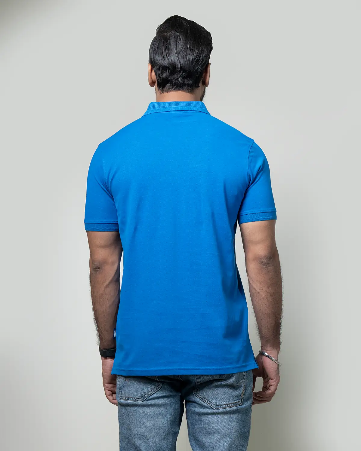 Polo Shirt Royal Blue - Image 4
