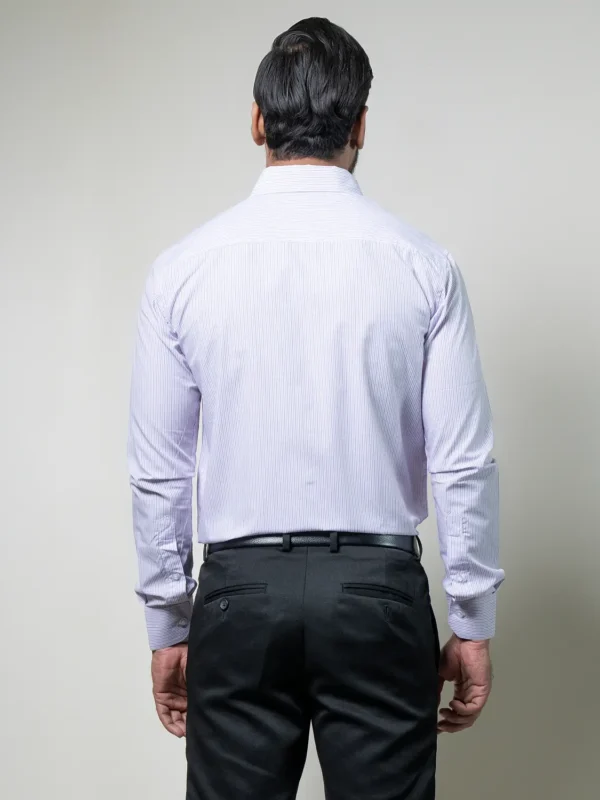 Alternative view of Lilac Stripe Formal Shirt