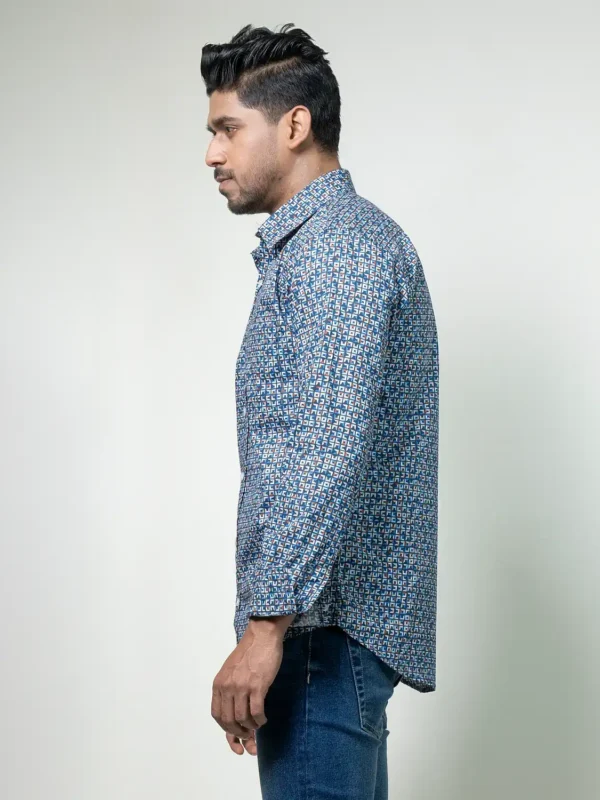 Alternative view of Multi Square Casual Shirt
