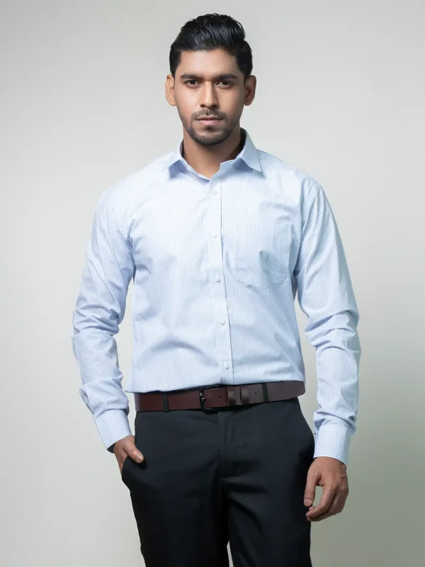 Alternative view of Sky Stripe Formal Shirt