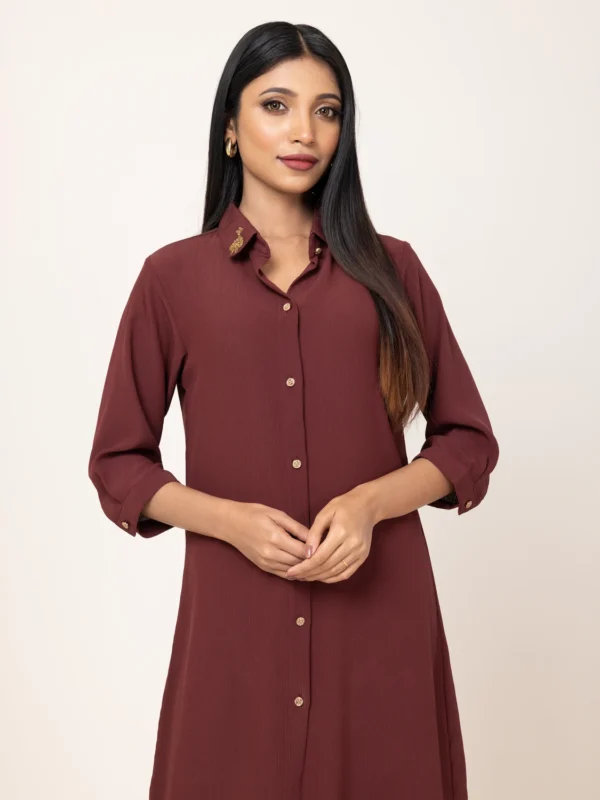 Alternative view of Ladies Sanguine Brown Karchupi Two Piece