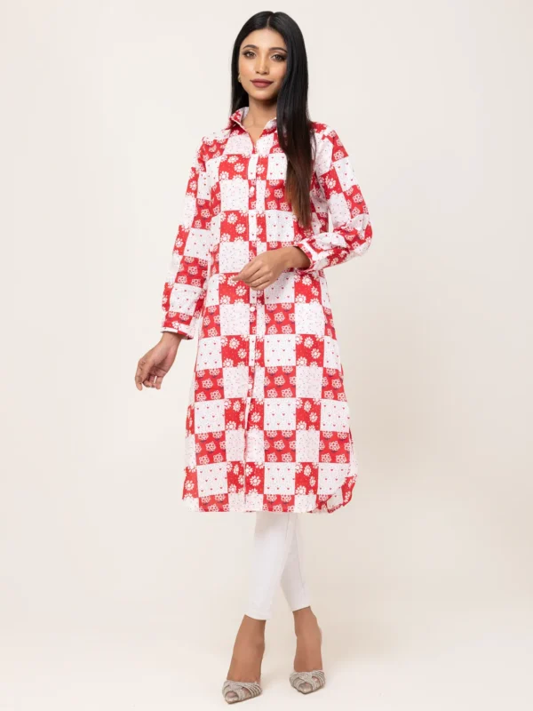 Ladies Kurti Floral Print