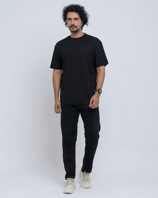 Men’s Black Drop Shoulder - Image 4