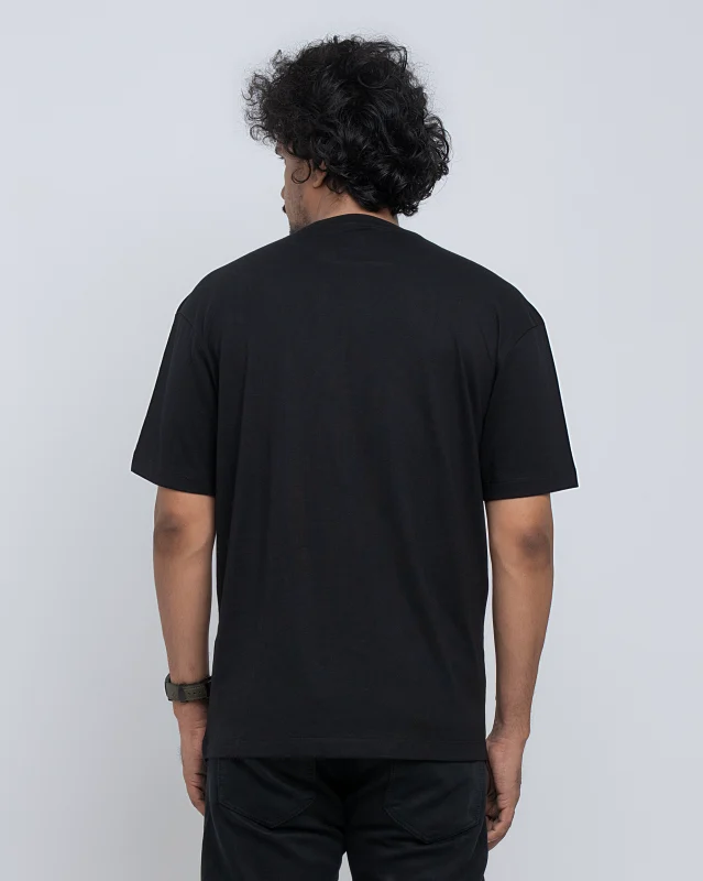 Men’s Black Drop Shoulder - Image 2