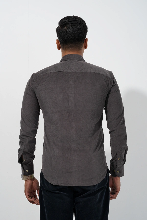 Men’s Ash Corduroy Shirt - Image 6