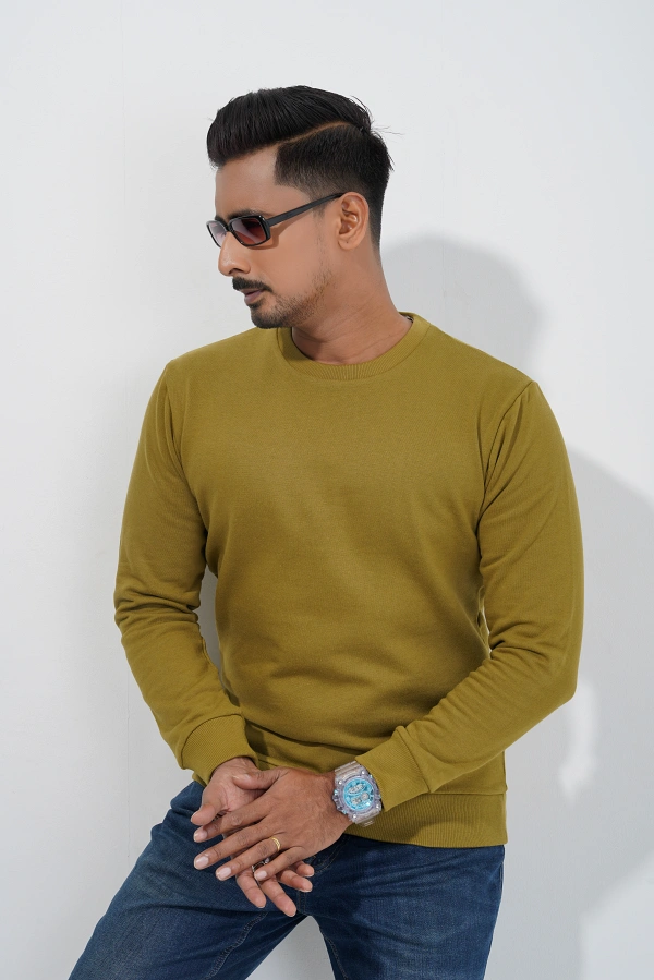 Men's Fire Green Sweatshirt - Image 2