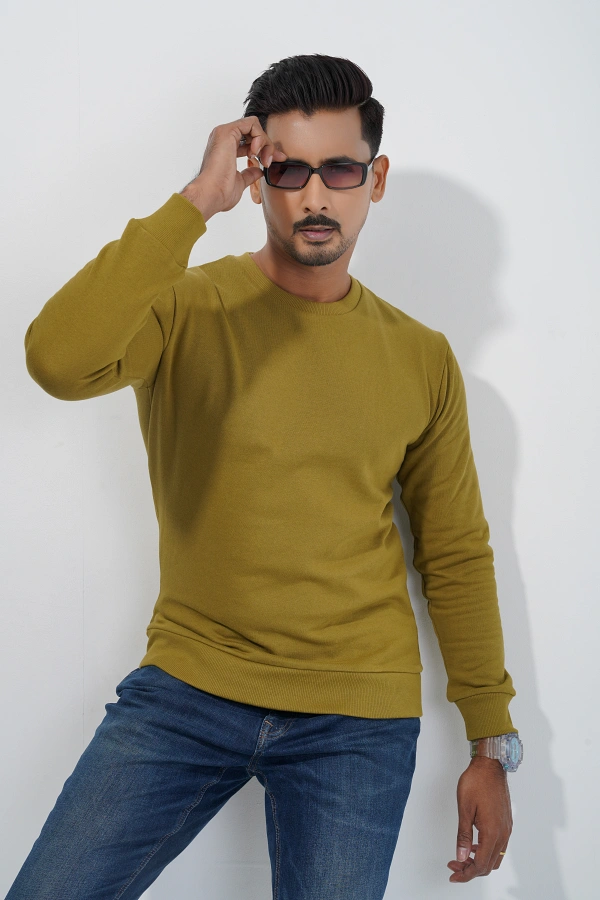 Men's Fire Green Sweatshirt - Image 4