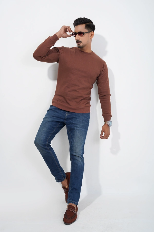 Mens Chest Nut Sweatshirt - Image 4