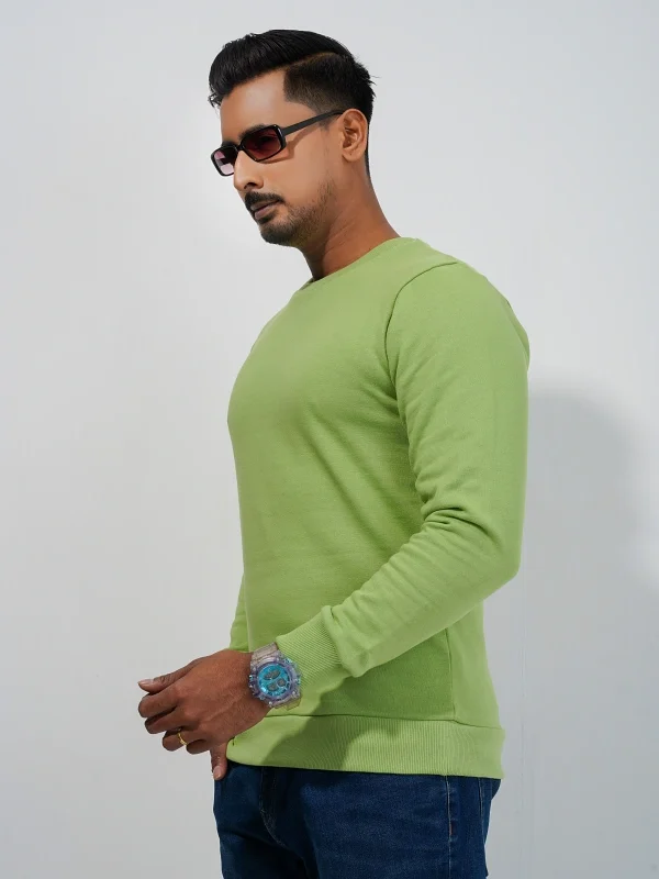 Alternative view of Mens Lime Green Sweat Shirt