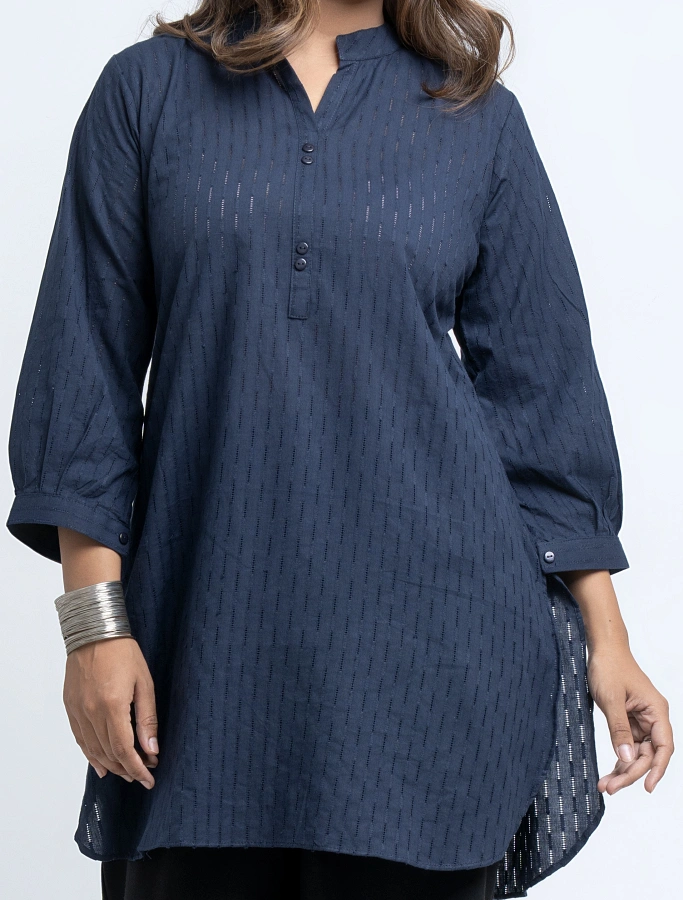 Navy Blue Short Top - Image 2