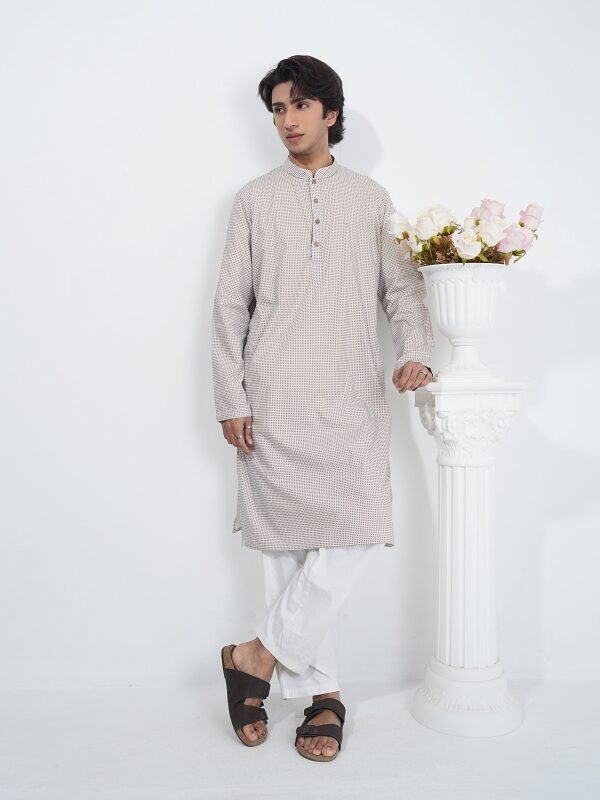 Ivory Dots Signature Panjabi