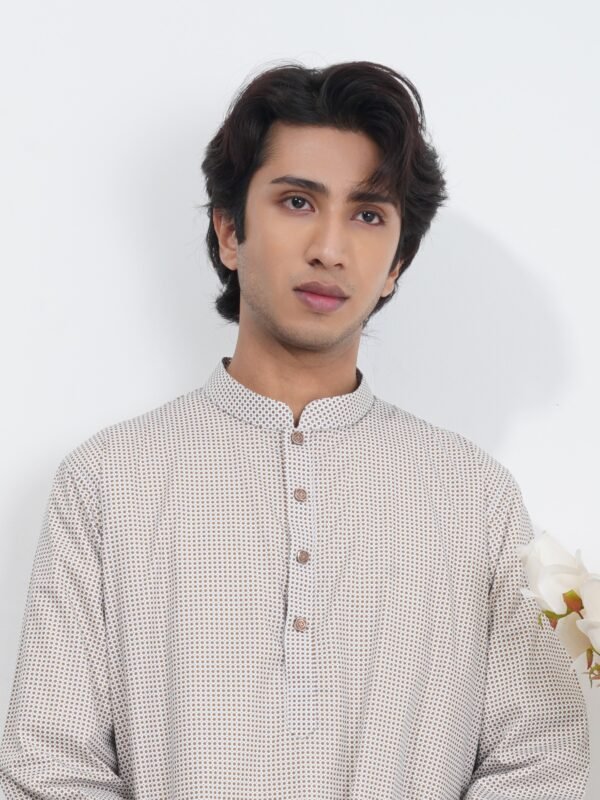 Alternative view of Ivory Dots Signature Panjabi