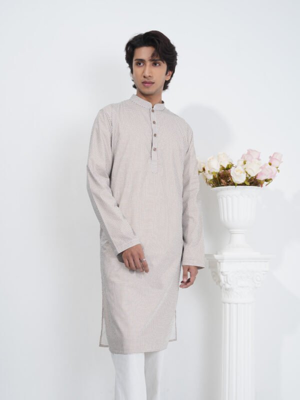 Ivory Dots Signature Panjabi