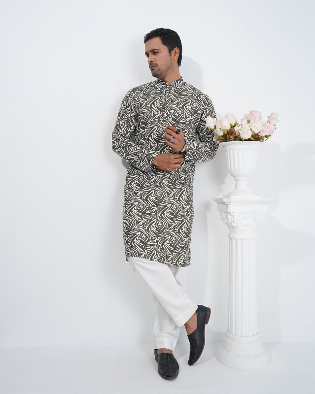 Zebra Noir Panjabi - Image 5