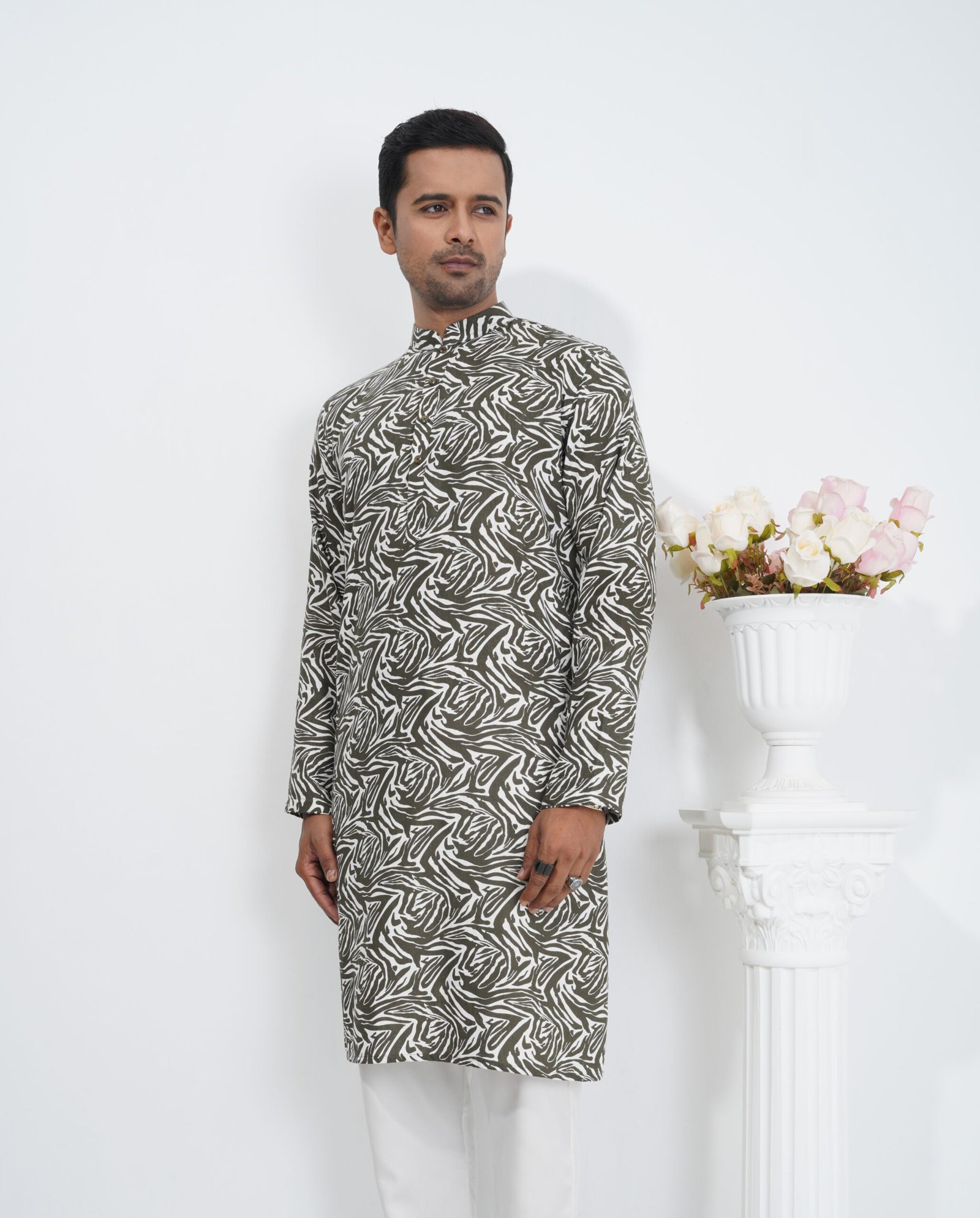 Zebra Noir Panjabi - Image 2