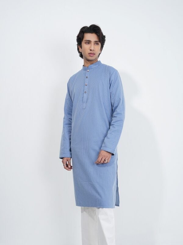 Alternative view of Heritage Geo Blue Panjabi