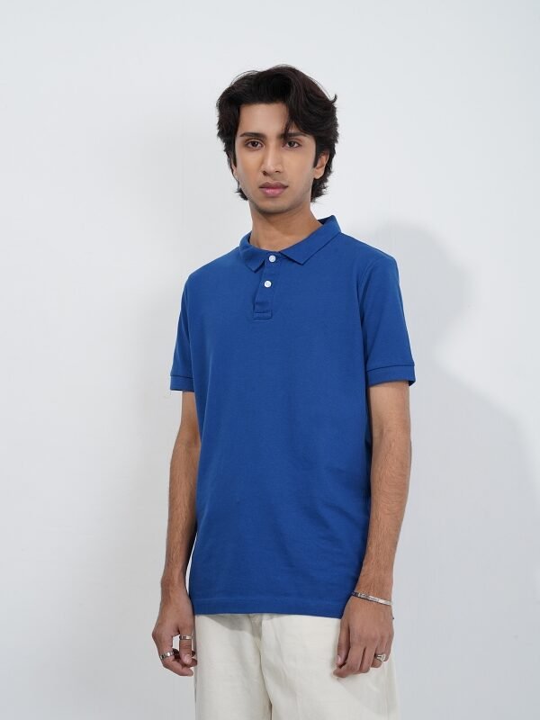 Alternative view of Premium Sodalite Blue Polo Shirt