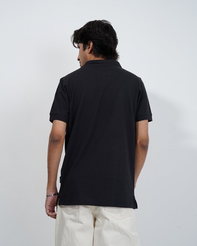 Premium Black Polo Shirt - Image 6