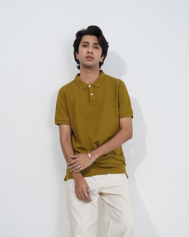Premium Fire Green Polo Shirt - Image 3