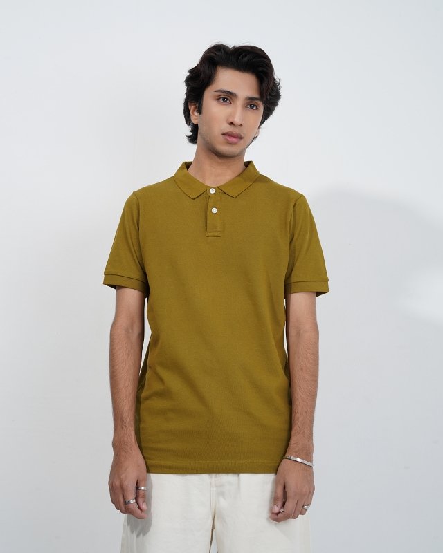 Premium Fire Green Polo Shirt - Image 5