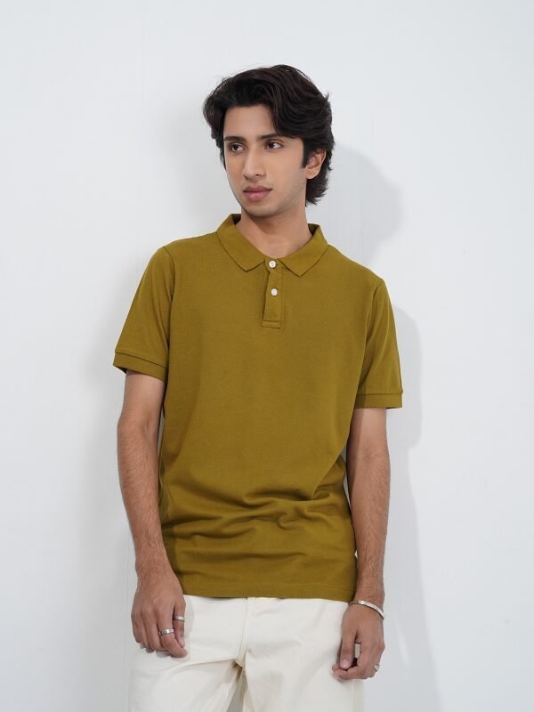 Alternative view of Premium Fire Green Polo Shirt