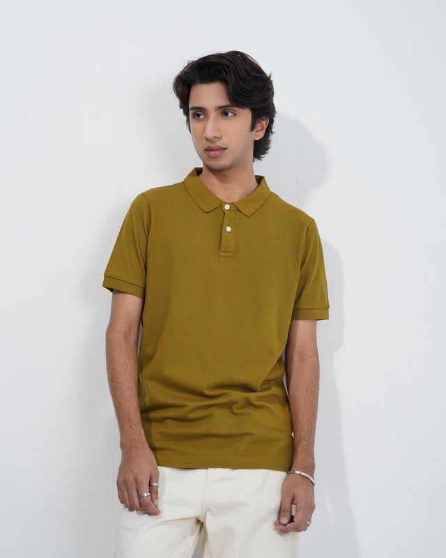 Premium Fire Green Polo Shirt - Image 2