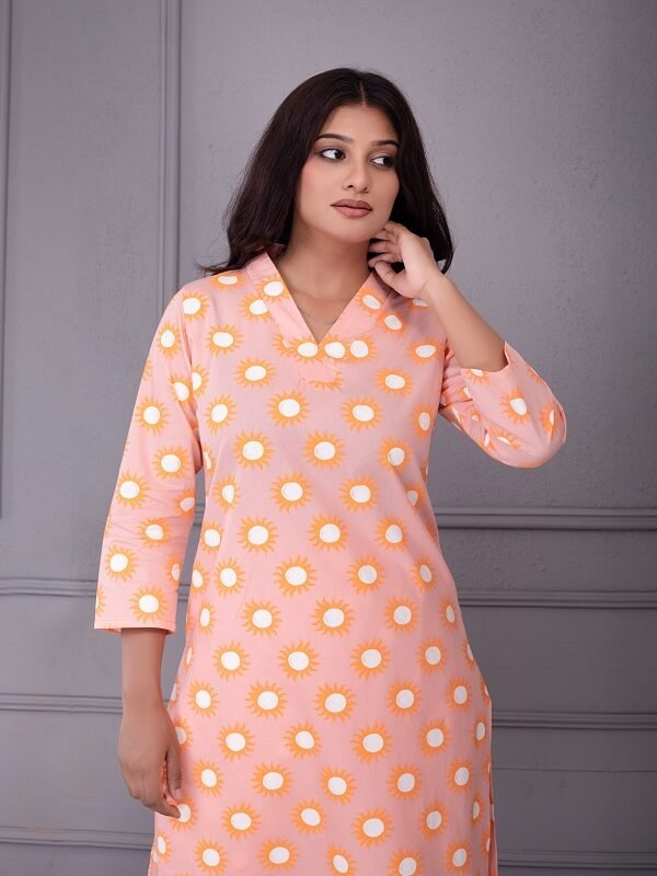 Sunburst Peach Co-Ord Dress