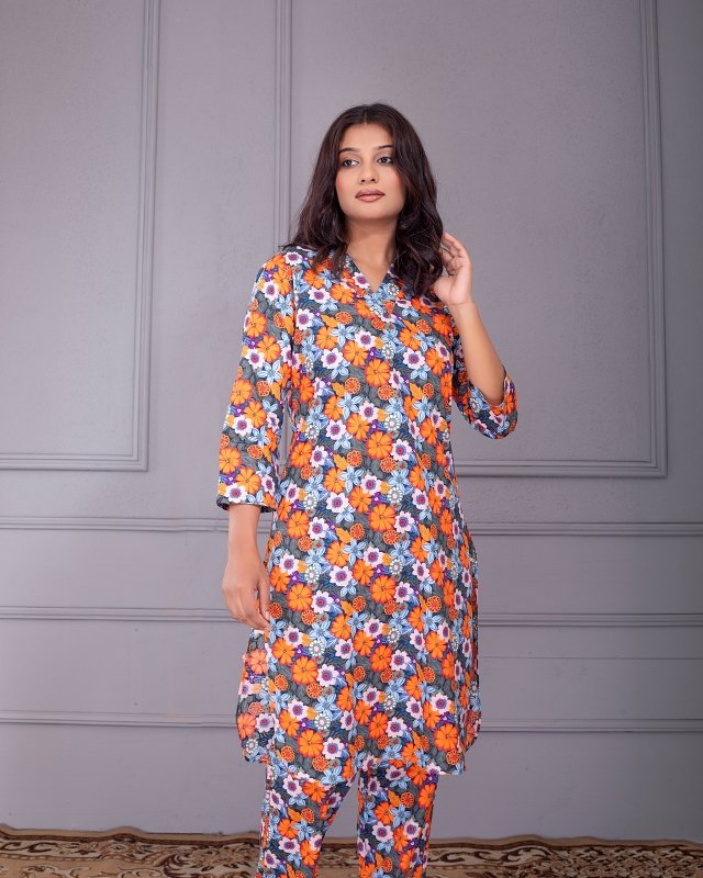 Botanical Fiesta Co-Ord Dress