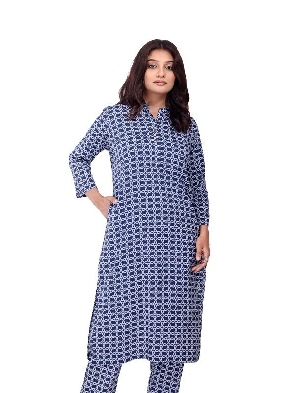 Navy Knot Co-Ord Dress