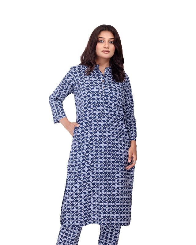 Navy Knot Co-Ord Dress