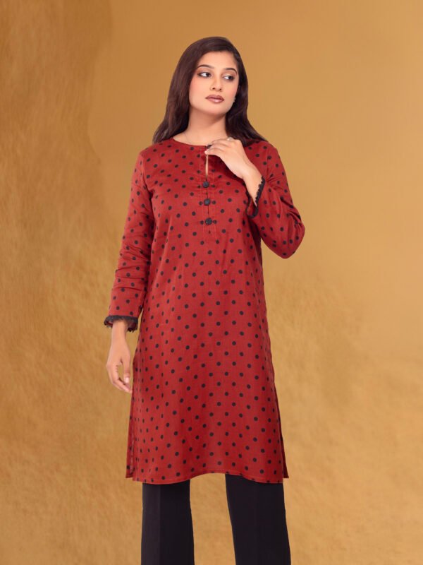 Crimson Dot Kurti