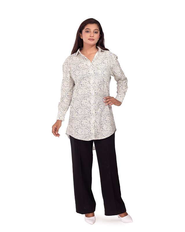 Green Nest Floral Tops - Image 2