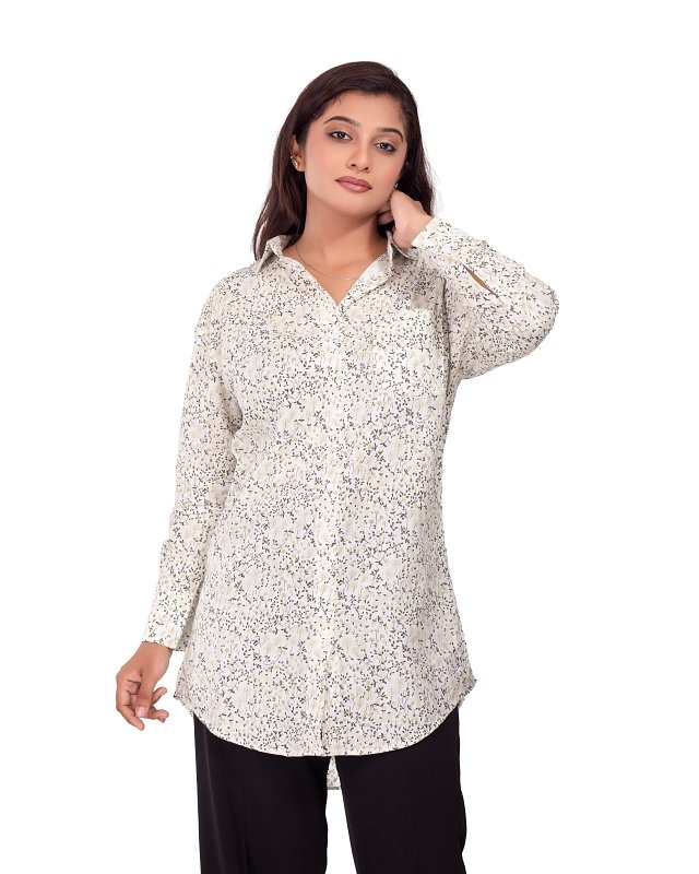 Green Nest Floral Tops - Image 5