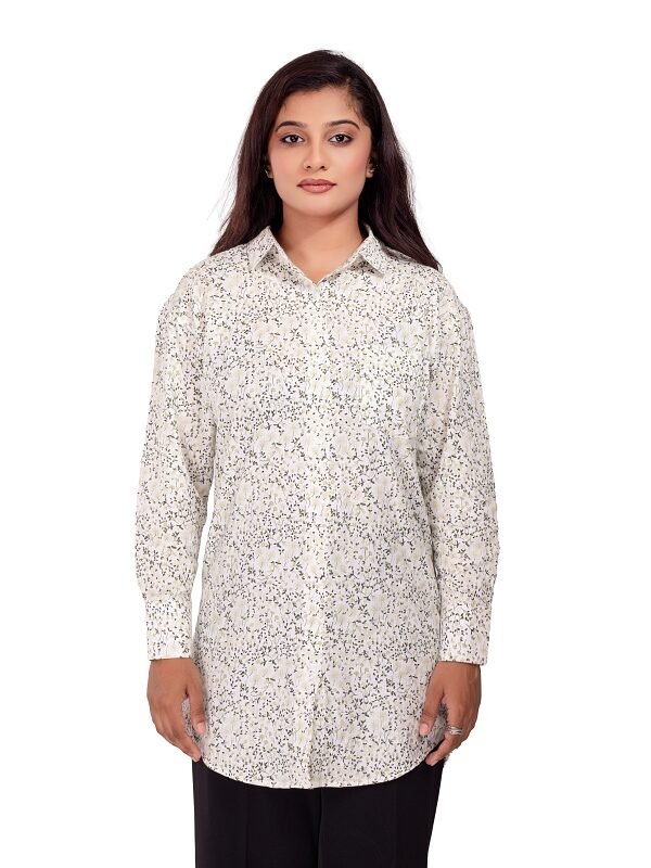 Green Nest Floral Tops