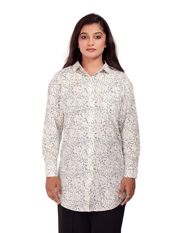 Green Nest Floral Tops
